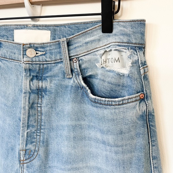 Mother Superior The Ditcher Crop Jeans Resting Beach Face 27 - Picture 5 of 16